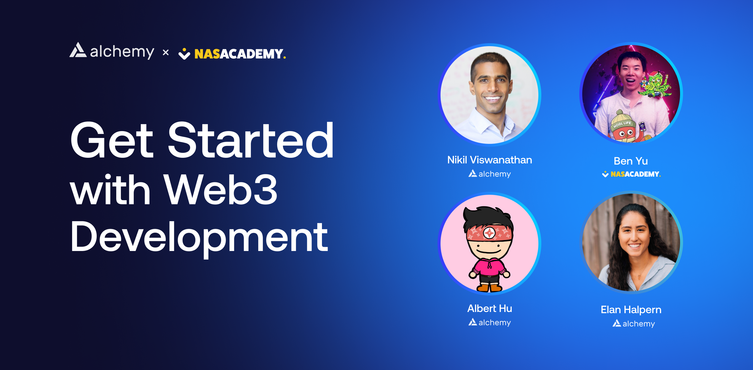Learn how to build on Web3 with Alchemy and Nas Academy | Alchemy