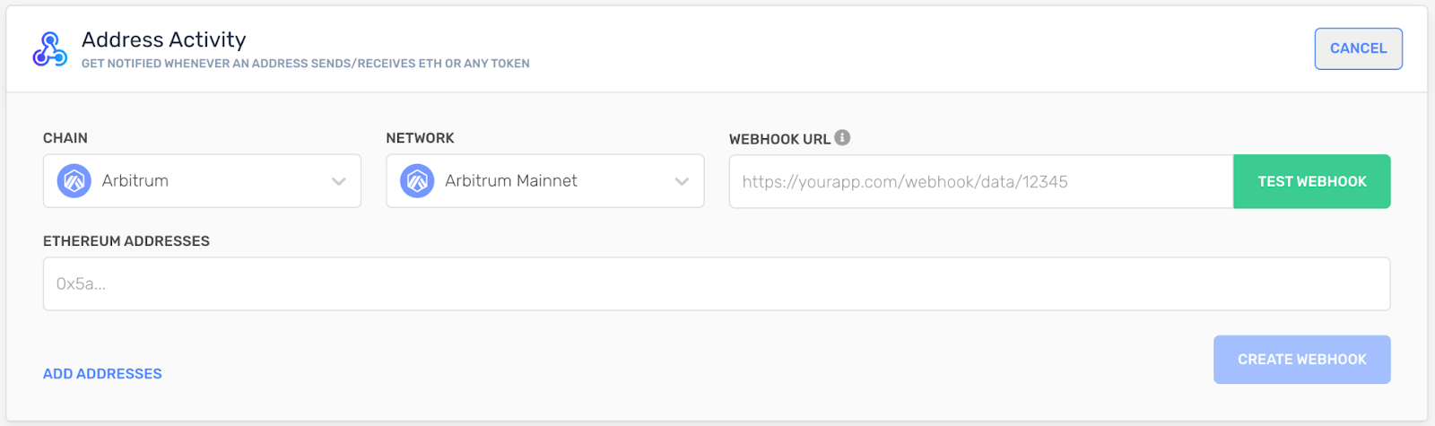 How to Create Arbitrum Webhooks | Alchemy