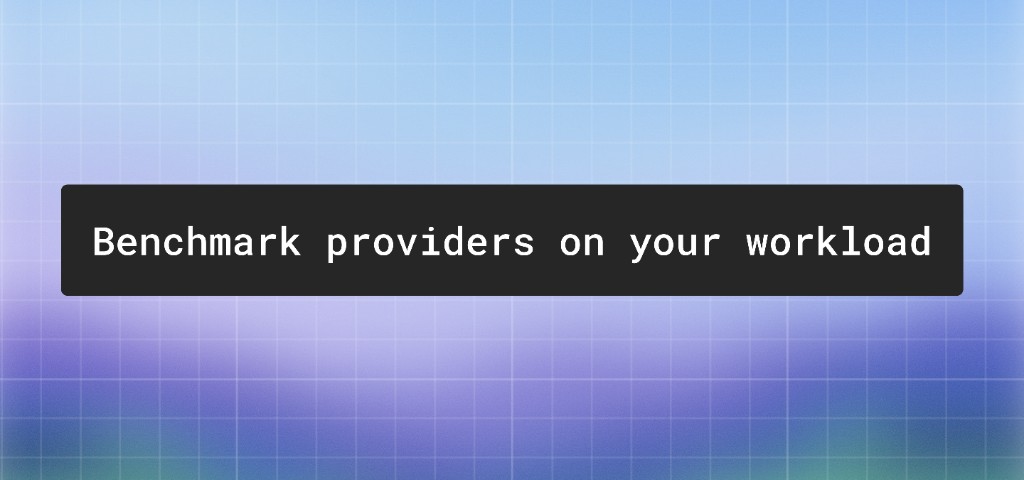 How to benchmark RPC providers for your workflow